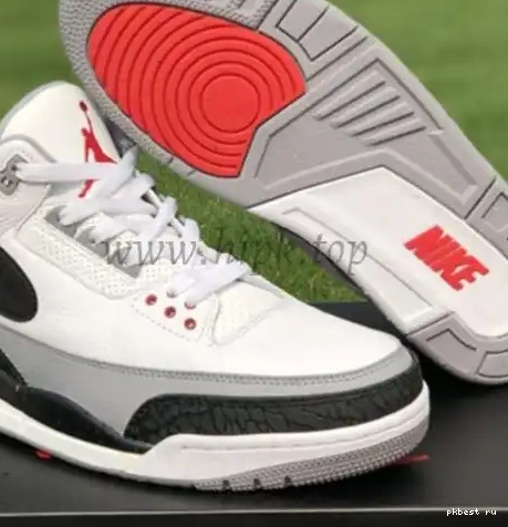 Rice GOD Wings READY PK Jordan MATERIALS 3 Jordan powder Air Retro ash RETAIL  TO SHIP 0505